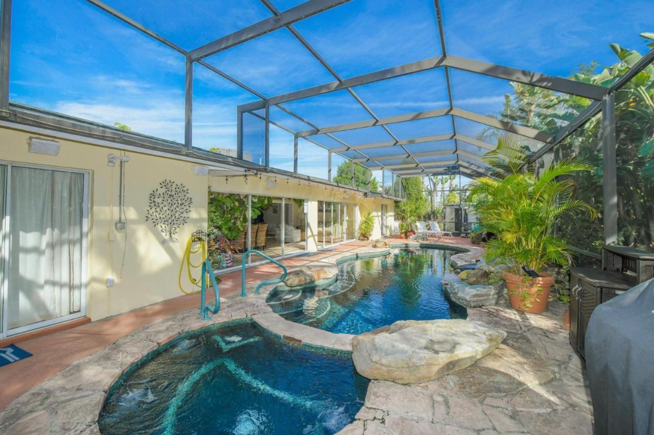 Island Time - Home Wenclosed Lagoon Style Pool Spa Walk To Beach Bikes Holmes Beach Extérieur photo
